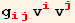 g_ (ij)^(ij) v_i^i v_j^j