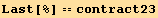 Last[%] == contract23