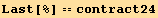 Last[%] == contract24