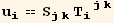 u_i^i == S_ (jk)^(jk) T_ (ijk)^(ijk)