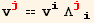 v_j^j == v_i^i Λ_ (ji)^(ji)