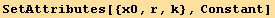 SetAttributes[{x0, r, k}, Constant]