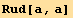 Rud[a, a]