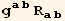 g_ (ab)^(ab) R_ (ab)^(ab)
