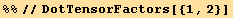 %%//DotTensorFactors[{1, 2}]