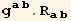 g_ (ab)^(ab) . R_ (ab)^(ab)