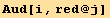 Aud[i, red @ j]