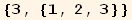 {3, {1, 2, 3}}
