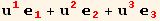 u_1^1 _1^1 + u_2^2 _2^2 + u_3^3 _3^3