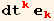dt_k^k _k^k