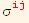 σ_ (ij)^(ij)