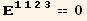 _ (1123)^(1123) == 0