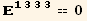 _ (1333)^(1333) == 0