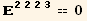 _ (2223)^(2223) == 0