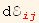 dℰ_ (i  j)^(i  j)