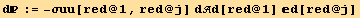 d := -σuu[red @ 1, red @ j] dd[red @ 1] d[red @ j]