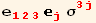 e_ (123)^(123) _j^j σ_ (3j)^(3j)
