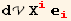 d X_i^i _i^i