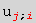 u_ (j  ;  i)^(j  ;  i)