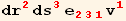 dr_2^2 ds_3^3 e_ (231)^(231) v_1^1