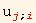 u_ (j  ;  i)^(j  ;  i)