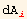 dA_ i^i