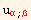 u_ (α  ;  β)^(α  ;  β)
