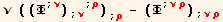 ν ((Φ^(; ν)) _ (; ν)^(; ρ)) _ (; ρ) - (Φ^(; νρ)) _ (; νρ)