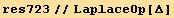 res723//LaplaceOp[Δ]