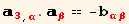 _3^3_ (, α) . _β^β == -b_ (αβ)^(αβ)