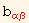 b_ (α  β)^(α  β)