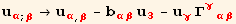 u_α^α_ (; β) →u_α^α_ (, β) - b_ (αβ)^(αβ) u_3^3 - u_γ^γ Γ_ (γαβ)^(γαβ)
