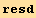 resd