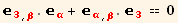 _3^3_ (, β) . _α^α + _α^α_ (, β) . _3^3 == 0