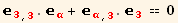 _3^3_ (, 3) . _α^α + _α^α_ (, 3) . _3^3 == 0