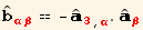 Overscript[b,^] _ (αβ)^(αβ) == -Overscript[,^] _3^3_ (, α) . Overscript[,^] _β^β