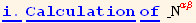 i . Calculation of  N_ (α  β)^(α  β)