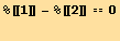 %[[1]] - %[[2]] == 0