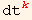 dt_ k^k