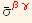 Overscript[σ, _] _ (βγ)^(βγ)