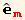 Overscript[,^] _m^m