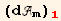 (d_m) _ 1^1