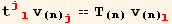 t_ (jl)^(jl) v_(n)_j^j == T_(n) v_(n)_l^l