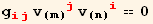 g_ (ij)^(ij) v_(m)_j^j v_(n)_i^i == 0