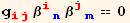 g_ (ij)^(ij) β_ (in)^(in) β_ (jm)^(jm) == 0