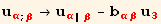 u_α^α_ (; β) →u_α^α_ (| β) - b_ (αβ)^(αβ) u_3^3