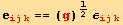 e_ (ijk)^(ijk) == (g)^1/2 ε_ (ijk)^(ijk)