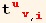 t_ (uv)^(uv) _ (, i)