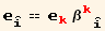 _Overscript[i,^]^Overscript[i,^] == _k^k β_ (kOverscript[i,^])^(kOverscript[i,^])