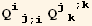 Q_ (ij)^(ij) _ (; i) Q_ (jk)^(jk)^(; k)